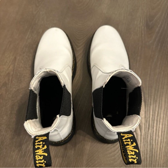 Dr‎ Martens Dorrian Chelsea White Leather Women’s Boot Sz 7 M Docs - Picture 6 of 11